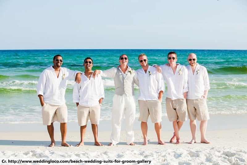 groomsmen suits, phuket beach wedding